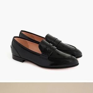 J Crew Leather Penny Loafers 7.5
